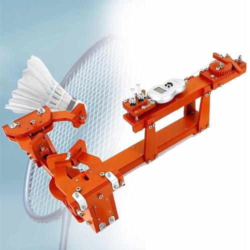 Máquina encordadora de raqueta de bádminton, 6 puntos fijos, tipo cabrestante de 60 libras para raquetas de squash, tenis o bádminton