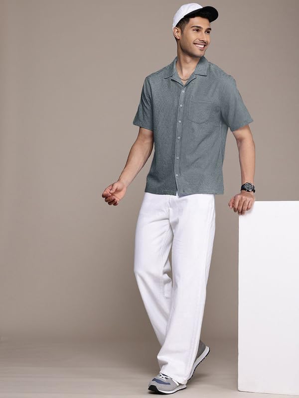 Image of Tee Projekt Fashion Textured Shirts for Men||Regular Fit Casual Shirt for Men||Fancy Shirt