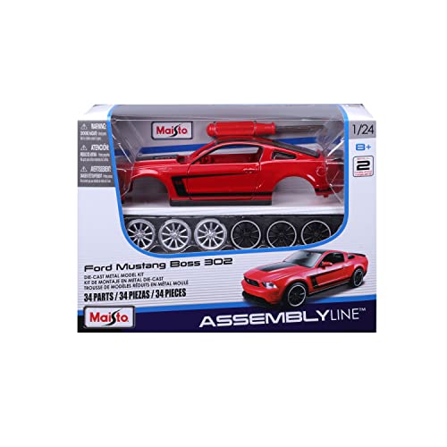 Maisto Kit de Montaje del Modelo Ford Mustang Boss 302, Escala 1:24 (39269)