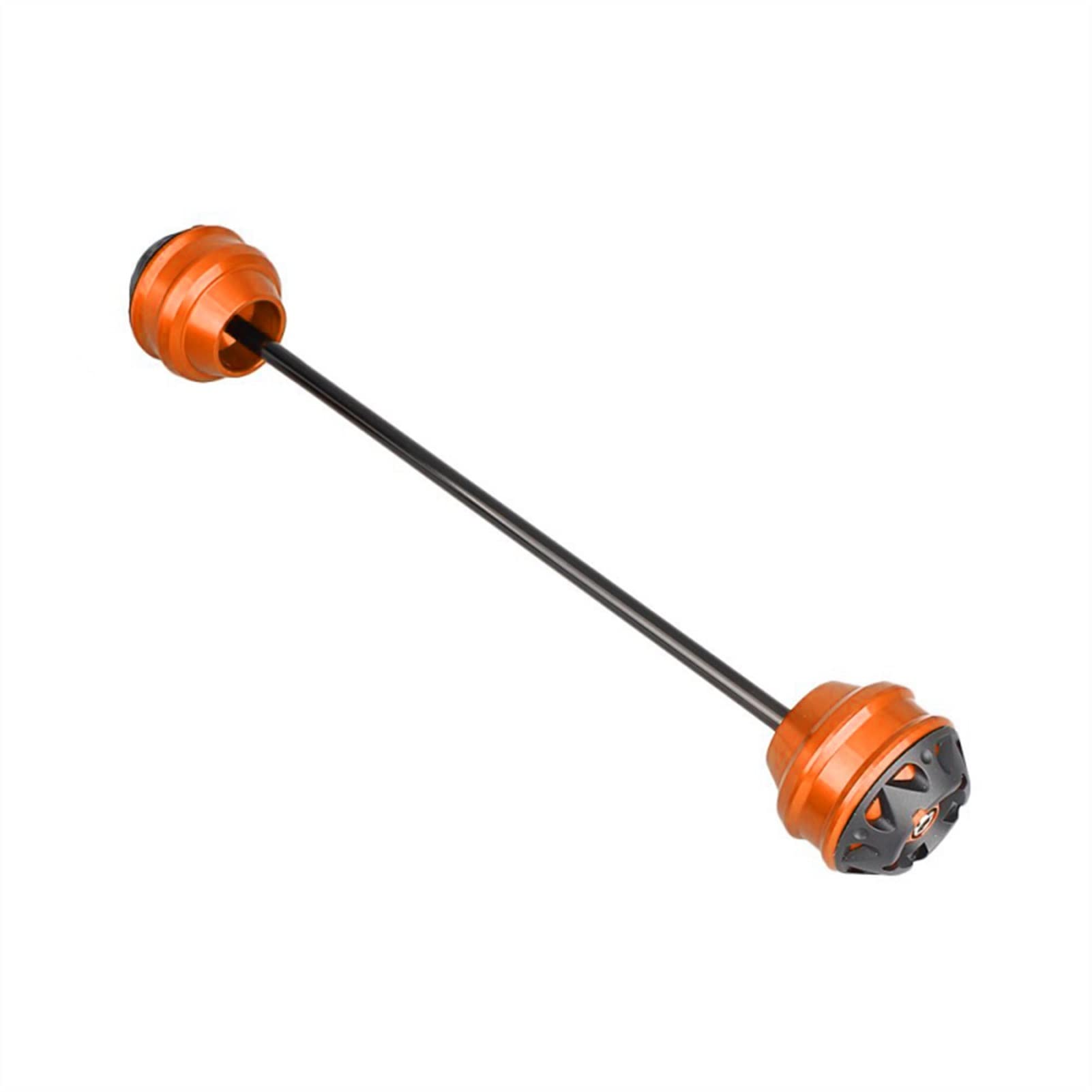 For KAWASAKI Z650 Z900 Z900RS Z750 Z750S Z750R Z 650 750 900 RS Front And Rear Axle Sliders Fork Wheel Protection Crash Pad Kit Decorate (Color : Rear wheel orange)