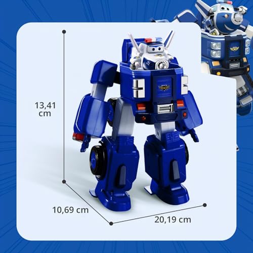 SUPER WINGS – VERWANDELBARES ROBOTERFAHRZEUG "PAUL’S CRUISER" 18 cm + 1 FIGUR 5 cm… – Ansicht 6