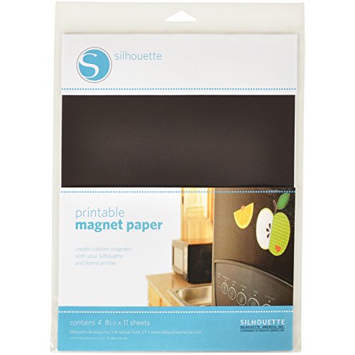 Silhouette America Blue Glitter Heat Transfer Printable Magnet Paper