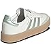 Adidas Sambae Womens Shoes (White Green Metallic, 8)