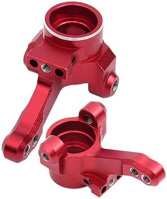 Brazo de nudillo delantero de aluminio para 1/10 Traxxas Ford GT 4-Tec 2.0 83056-4/4-Tec 3.0 93054-4 - 1Pr Set Rojo