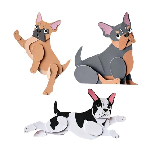 Kit de manualidades de muñeca de papel con forma de gato, divertida decoración de dragón articulado, figura de animal, para escritorio, hogar, fiesta, pasatiempo, Halloween, Acción de Gracias