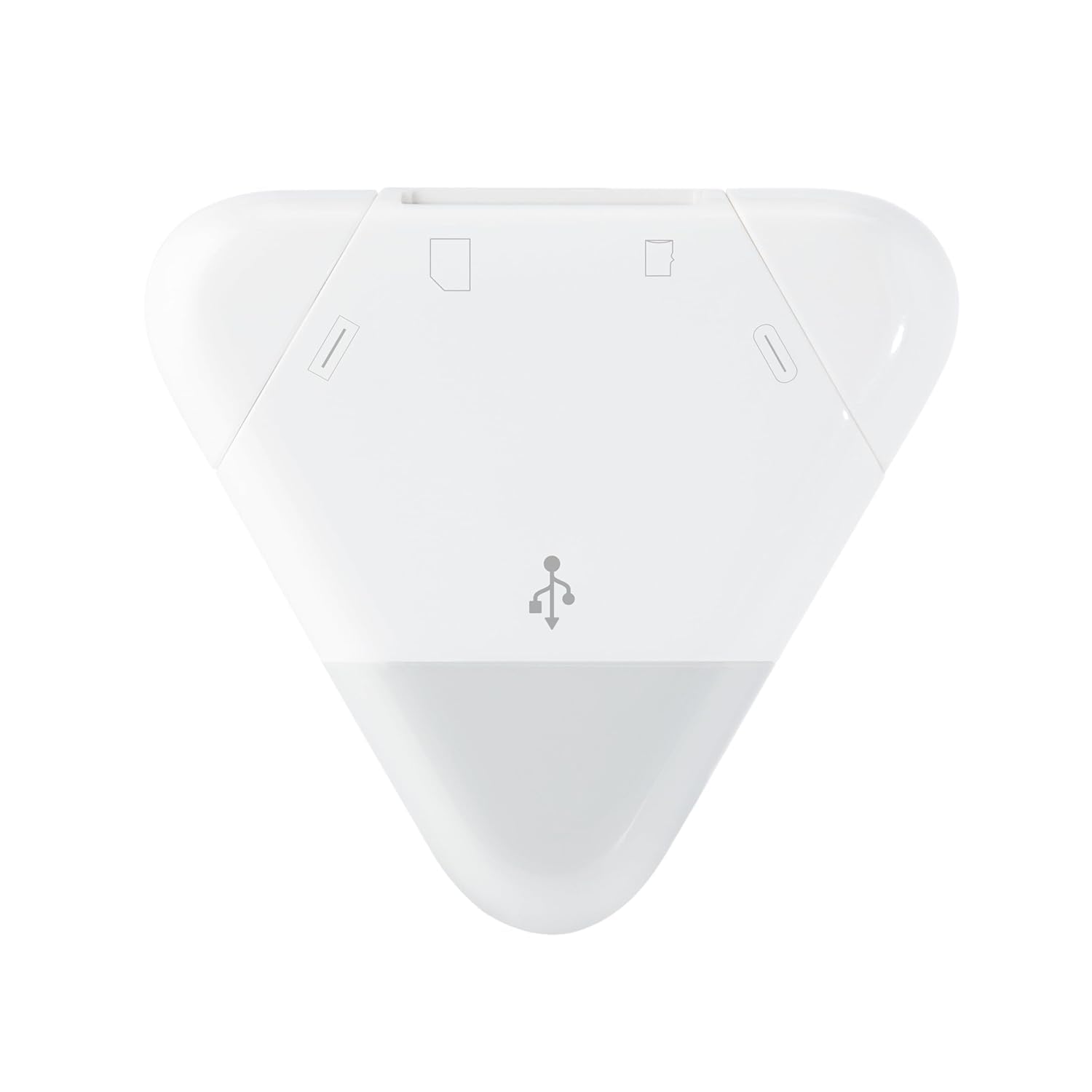 USB Memory Card Reader, 3in1 Triangle USB C to SD Card Reader, Portable SDXC/MicroSD Card OTG Adapter for iPhone/iPad/MacBook Air/Samsung Galaxy S20 S21/Computer-picture-36