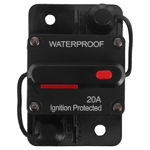 Disyuntor marino con portafusibles de reinicio manual para proteger sistemas de audio estéreo