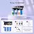 iSpring Anti-Scale Whole House Water Filter System, Reduces up to 99% Chlorine, Odor, and Sediments, 3-Stage Water Descaler and Water Filter, 1" Inlet/Outlet, Model: WGB31B-DS