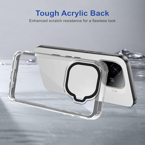 Image of amazon basics Back Case Cover for iQOO Neo 10R | Compatible for iQOO Neo 10R Back Cover | Case Cover with Camera Protection | (TPU + PC | Transparent)