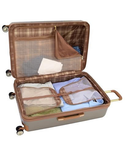 London Fog Regent Platinum 20" Expandable Spinner Carry-on, Silver4