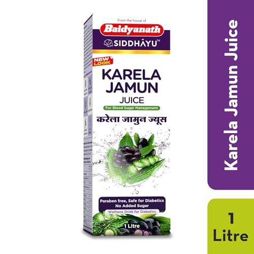 Baidyanath Asli Ayurved Asli Ayurved Karela Jamun Juice Paraben Free With No Added Sugar - 1litre, Pack of 1 - Image 2