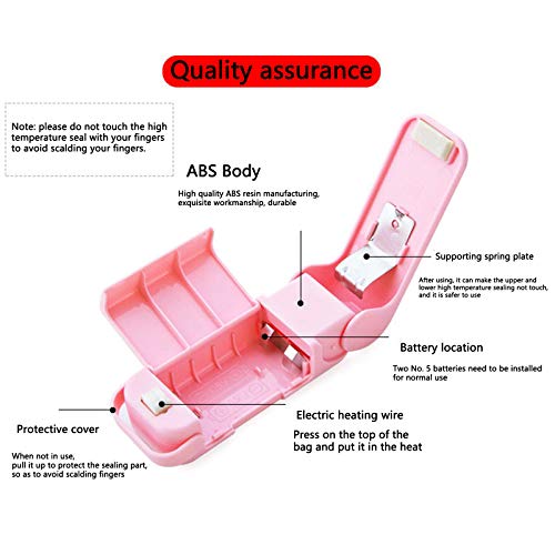 image for GBSELL Portable Mini Sealing Household Machine, Handheld Heat Bag Seal