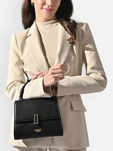 Image of Lavie Luxe Women's Merci25 Flap Satchel Handbag for Women | Satchel Bag for Work | Ladies purse | Stylish Shoulder Bag | Gift For Women