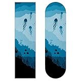 Este genial papel de lija para monopatín mejora la singularidad de tu monopatín. Te hace destacar entre la multitud. También es un regalo sorpresa para amigos y niños que aman el patinaje.