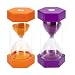 Produktbild JUNDUN Sanduhren 2 Farben Sanduhr Set 10/30 Minuten Dekoration Zeitmesser Timer für Kinder Klassenzimmer Küche Spiele Bürsten Zuhause Büro (2 Stück)