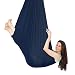 Quility Indoor Therapy Swing for Kids with Special Needs | Lycra Snuggle Swing | Cuddle Hammock for Children with Autism, ADHD, Aspergers | Ideal for Sensory Integration (Up to 165lbs, Dark Blue)
