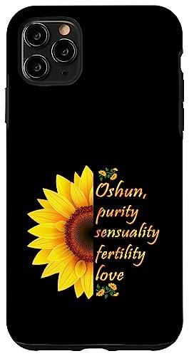 Oshun Orishas Goddess Oxum Ifa Yoruba Religion Gift Black �X�}�z�P�[�X iPhone 11 Pro Max �p