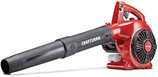 Craftsman B215 25cc 2-Cycle Engine Handheld Gas Powered Leaf Blower - Gasoline Blower with Nozzle Extension for Lawn Care, Liberty Red