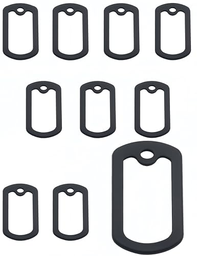 luvilly 10pcs Silicone Dog Tag Protectors