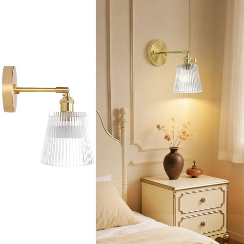 Aplique de pared moderno para lectura en dormitorio con diseño industrial