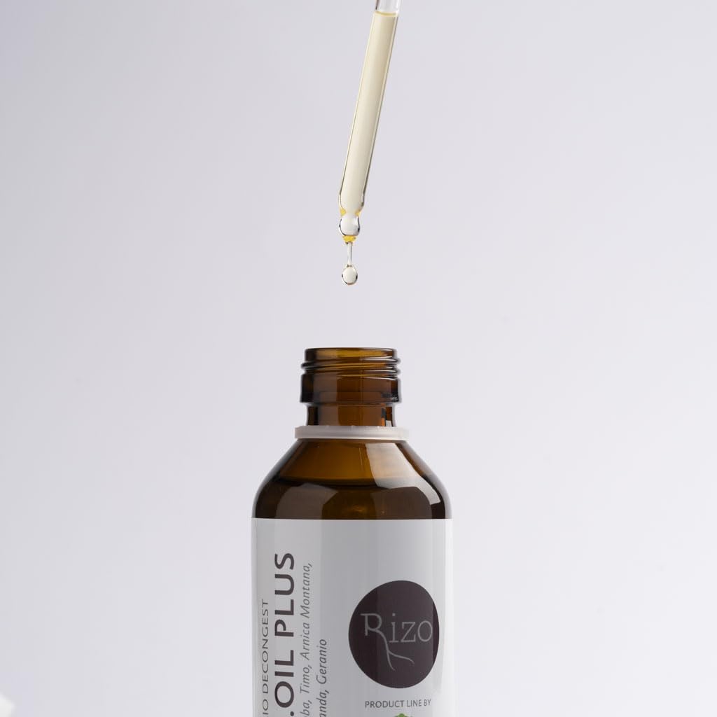 R. Oil 100 ml Olio Decongestionante con Jojoba, Timo, Arnica Montana, Lavanda e Geranio per muscoli affaticati e rigidità articolari