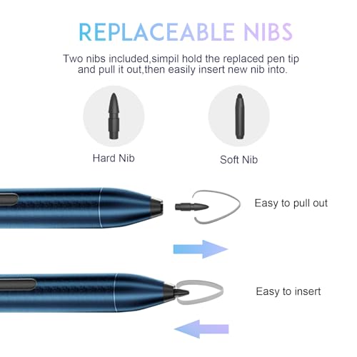 Image of Stylus Pen for Microsoft Surface (2500h Working Hours, Smooth Writing),Work for Surface Pro 11 /10 /9 /8 /X /7+ /7 /6 /5 /4 /3, Surface Go 4 /3 /2 /1, Surface Laptop /Studio /Book 5 /4 /3 /2 /1 for Students&Doers