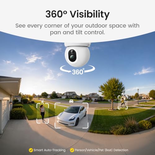 aosu D1 Max, 2-Cam Kit, 4K Solar Security Cameras System Wireless Outdoor - image 7