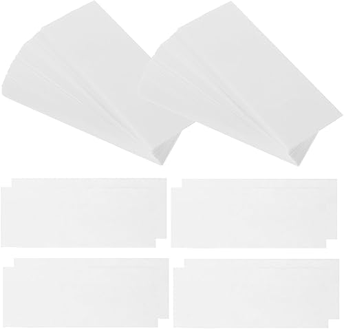 TEHAUX 500 tiras de papel de cromatografía de grado 1, papel de filtro de laboratorio rectangular de 3 x 1 pulgadas para separación de pigmentos,