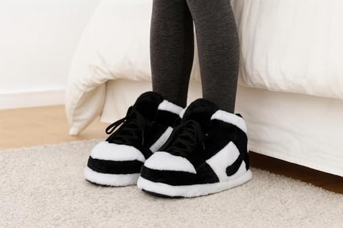 Warm Sneaker Slippers Anti Slip Soft Comfy House Shoes Plush Fuzzy Slide One Size Fits Most Bigfoot Gift Winter Fluffy Slides For Indoor Outdoor 5