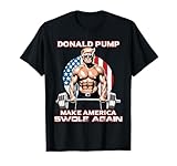 Trump 2024 Donald Pump Make America Swole Again T-Shirt