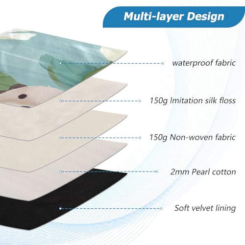 Funda para portátil SUABO de 13-14 pulgadas con protección suave miniatura 4