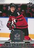 2022 Upper Deck Team Canada Juniors #73 Olen Zellweger Team Canada Hockey Card - GotBaseballCards