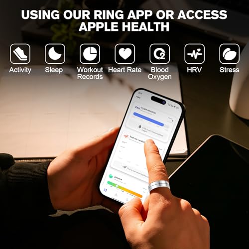 KppeX-X1 Smart Health Ring Kit-Nighttime Sleep Monitoring-Heart Rate - Additional View