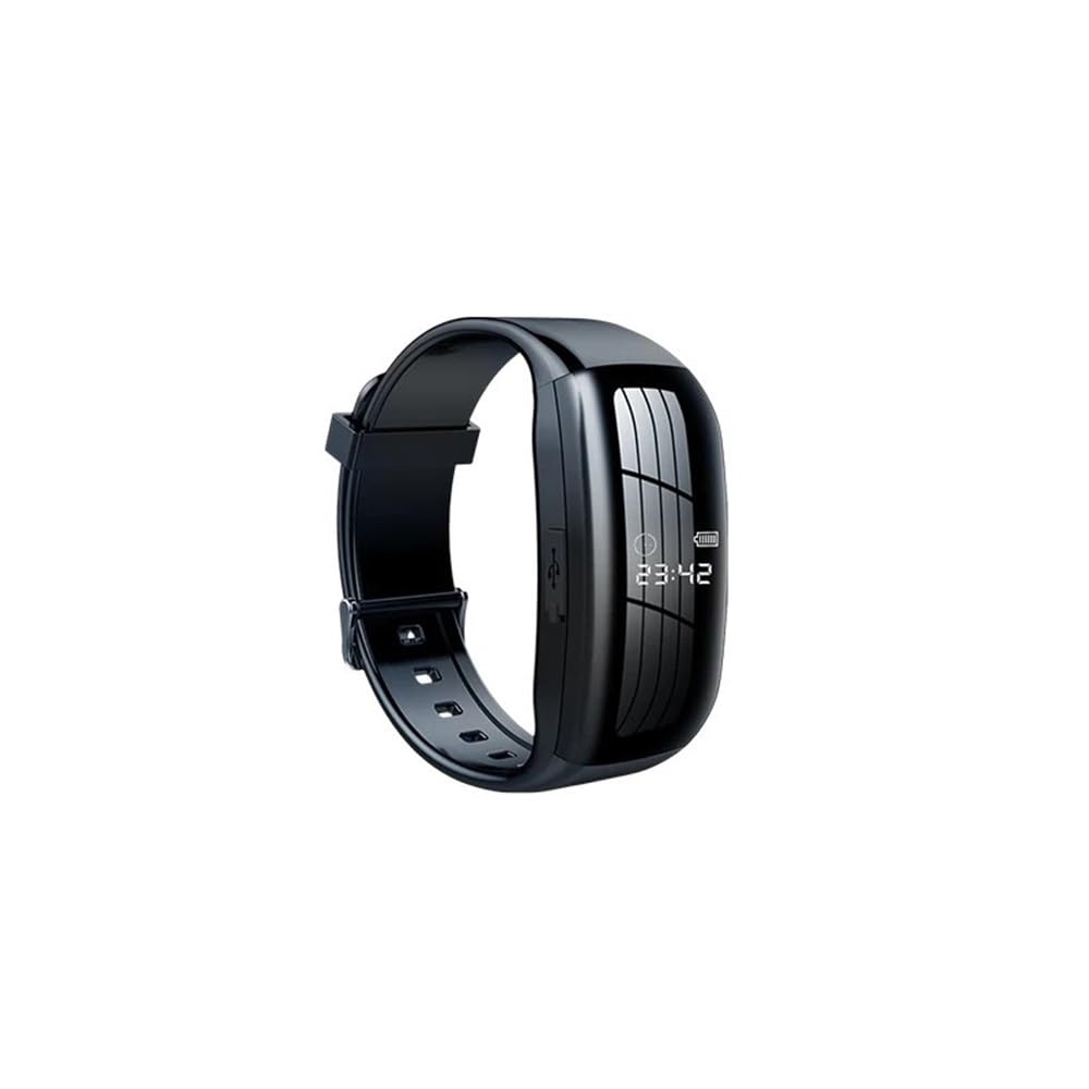 MZMZM Camera watch 1080P HD DV Professional digital voice video recorder bracelet dictaphone sound small micro home secure(8GB,Recorder)