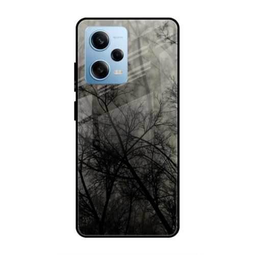 Image of SmashItUp Nature | Dark Designer Printed TPU Metal Case Mobile Back Cover for Redmi Note 12 Pro 5G