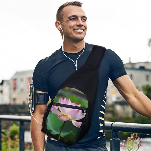 Bolso Sling para Hombre y Mujer Pequeño Crossbody Flower miniatura 6