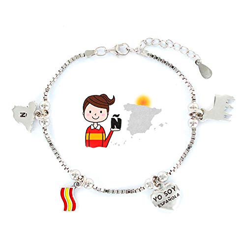 Bracelet espagnol en argent pour femme Cover