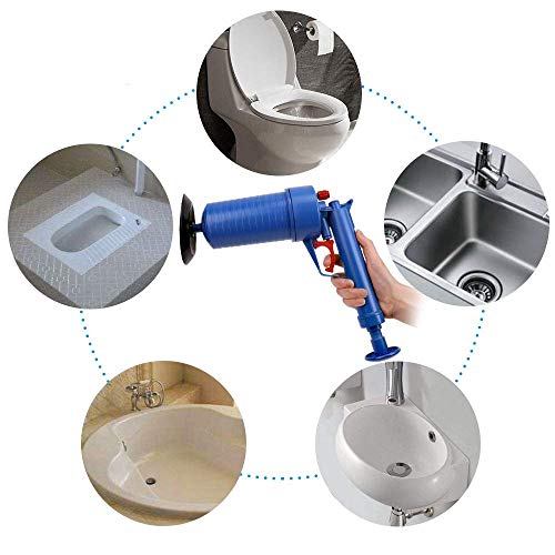 Toilet Plunger, Air Drain Blaster, Pressure Pump Cleaner, High Pressure ...