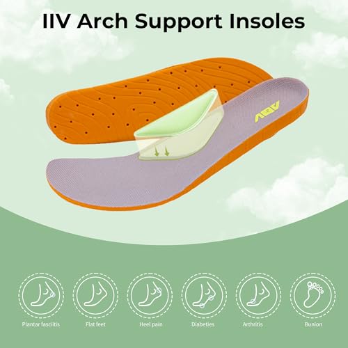 Image of IIV Women Arch Support Walking Orthotic Sneakers for Plantar Fasciitis