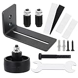 Einfach zu schieben: Diese Bodenführung ist glatt, leise und sanft zu den Türen, Die Unterseite der Bodenführung ist flach und beschädigt Tür und Boden nicht