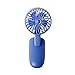 Dabeigouz mały wentylator biurkowy USB. Fan Telefon Klips Wentylator Humble Electric Wentylator Przenośny Zewnętrzny Wentylator Handheld Akumulator z Smyczm Małym wentylatorem (Color : Blue)
