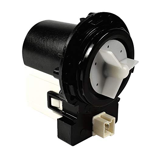 HQRP Washer Drain Pump compatible with Samsung DC31-00054A DC31-00016A Replacement fits WF203ANS WF316LAS WF328AAR WF337AAL WF409SNL WF448AAE WF520ABP WMSVC1 Washing Machines