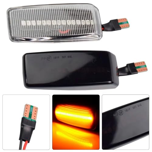 Clignotant dynamique Led séquentiel Benz W124 W201 W202 cristal