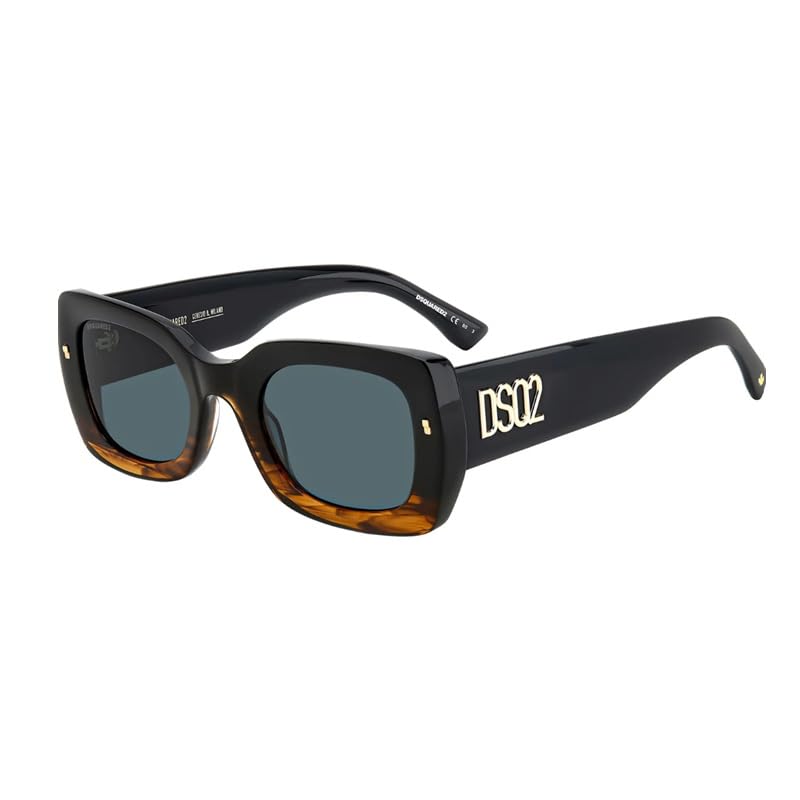 DSquared D2 0061/S Lunettes de Soleil, Corne Marron Ex4/Ku, 51 Mixte