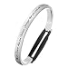Lywjyb Birdgot You Are Brave Than You Believe Stainless Steel Quote Hairband Bracelet Cuff Bracelet for Women Girls (You Are Braver Bangle)