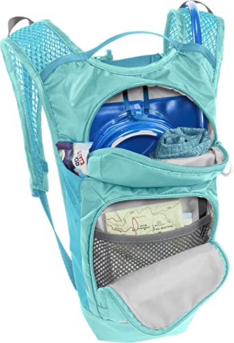 Image of CamelBak Mini M.U.L.E. Kids Hydration Backpack, Lightweight Trail and Bike Pack with 50oz Reservoir