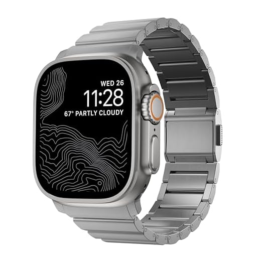 NOMAD Titanium Band - 45mm | Silver Hardware