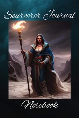 RPG Sourcerer notebook - Lined and Grid Pages - 140 pages - Backstories inside Book descripts