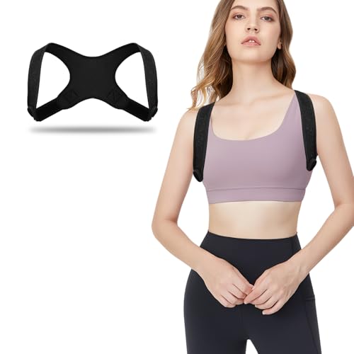 #Commissioniguadagnate<br>Correttore Posturale Postura Schiena Regolabile E Traspirante Busto Correttore Posturale per Prevenzione Del Dolore Alla Spalla E Alla Fascia Posturale Alleviare Il Dolore Alla Schiena (nero25101302)