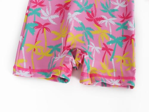 Image of Girls Swimwear Rash Guard One Piece Swimsuit Kids Bathing Suit Sunsuit